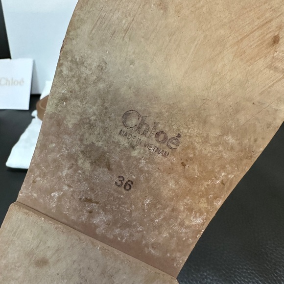 CHLOE WOODY SANDALS - Picture 11 of 11